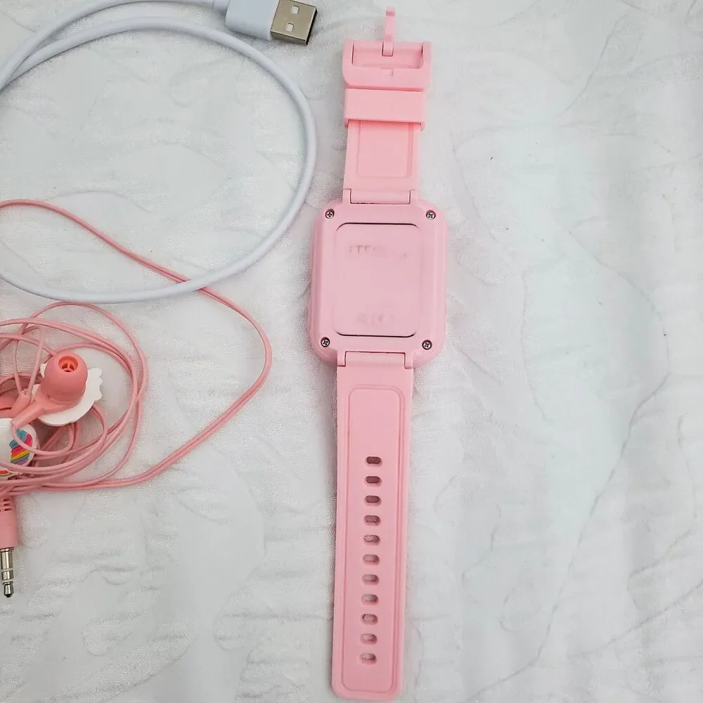 Itech Jr Kids Smartwatch Unicorn W/Charger And Matching Headphones, Pink, Pastel